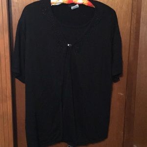 Short sleeve sweater